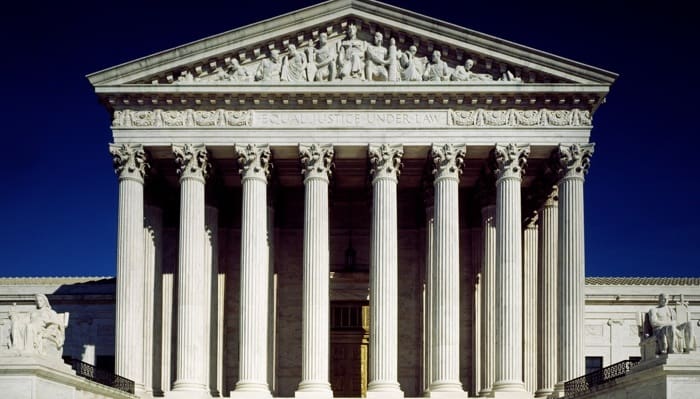 Courthouse where house in probate might need to be sold in probate court.